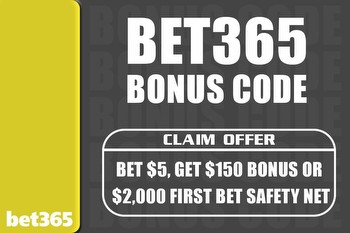 Bet365 bonus code unlocks $2K wager or $150 bonus for SF-KC