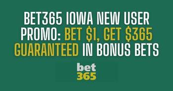 Bet365 Iowa bonus code: Get $365 win or lose on July 2 odds