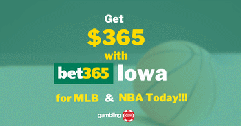 bet365 Iowa Launches $365 Bonus for NBA, MLB Best Bets & More