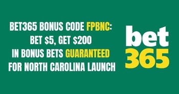 Bet365 NC bonus code FPBNC: $200 in bonus bets for March 11