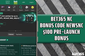Bet365 NC Bonus Code NEWSNC: Win Up to $1,100 in Pre-Registration Bonuses