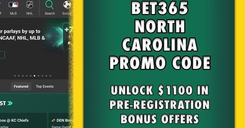 Bet365 NC promo code NOLANC: Grab up to $1.1k bonuses