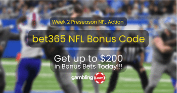 Bet365 NFL Bonus Code & $200 for NFL Preseason Predictions