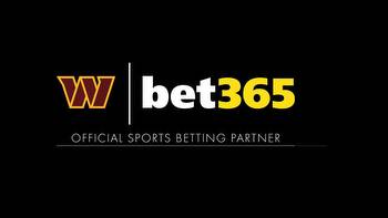 bet365 partners Washington Commanders and launches in Virginia