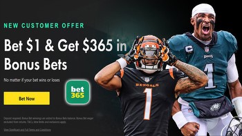 bet365 Promo Code: Claim $365 Bonus for Eagles-Bucs, Bengals-Rams