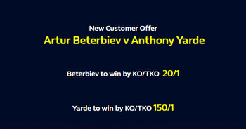 Beterbiev v Yarde Betting Promo: Back Beterbiev at 20/1 Odds or Yarde at 150/1 with William Hill