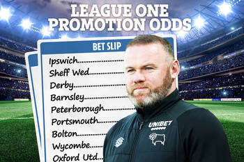 Betfair: Rooney's Derby trail favourites Ipswich and Sheffield Wed to reach Championship