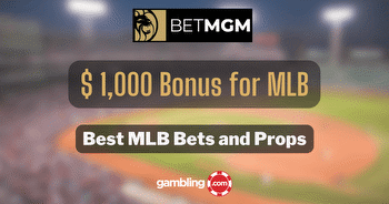 BetMGM Bonus $1,000 for Best MLB Bets & Players Props Today