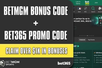 BetMGM bonus code + Bet365 promo code activate over $1k in UFC 298, NBA bonuses