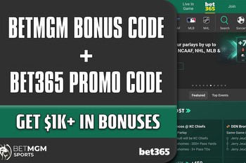 BetMGM Bonus Code + Bet365 Promo Code: Get $1K+ Daytona, NHL, CBB Bonuses