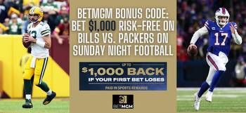 BetMGM bonus code for SNF: Bet risk-free up to $1,000 on Bills vs. Packers on Sunday