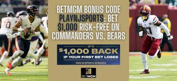 BetMGM bonus code for Thursday Night Football: Bet $1,000 risk-free on Commanders vs. Bears