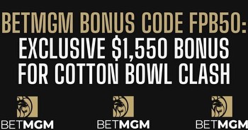 BetMGM bonus code FPB50: $1,550 bonus for Cotton Bowl