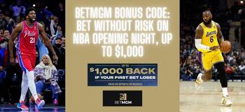 BetMGM bonus code NBA opening night: Bet $1,000 risk-free on 76ers-Celtics, Lakers-Warriors