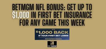 BetMGM bonus code PLAYNJSPORTS: $1,000 risk-free first bet for any Week 10 NFL game