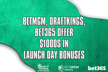 BetMGM, DraftKings, Bet365 Offer $1000s In Kentucky Launch Day Bonuses