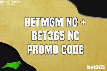 BetMGM NC + bet365 NC promo code CLENC: $1,100 in bonuses for Selection Sunday
