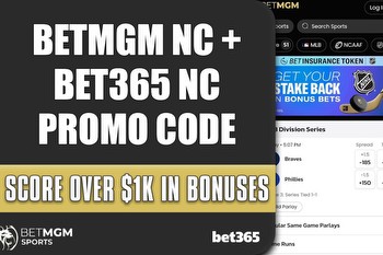 BetMGM NC + bet365 NC promo code: Use CLENC for $1,150 for March Madness bonsues