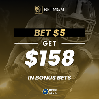 BetMGM promo: Use code PENNLIVEMGM for $158 in bonus bets