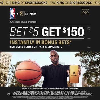 BetMGM Sportsbook North Carolina: Bet $5, get $150 in bonus bets