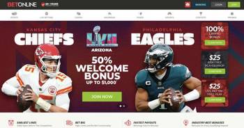 BetOnline $1000 Super Bowl 2023 Free Bets and Betting Offers