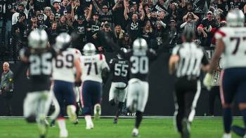 Bettor wins $2.88M on five-leg NFL parlay thanks to Raiders' miracle win over Patriots