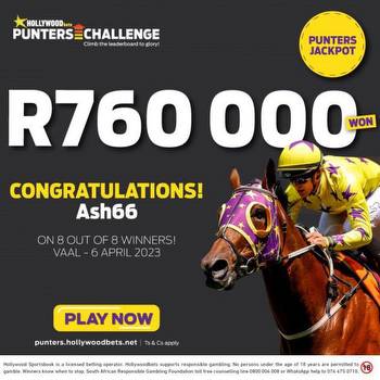 Birthday Boy Hits R760 000 Hollywoodbets Punters' Challenge Jackpot