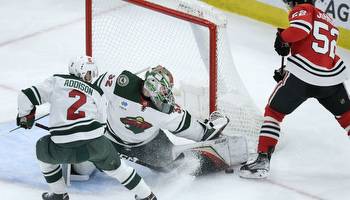 Blackhawks collapse late in loss to Wild, remain tied for last place