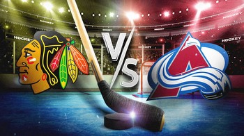 Blackhawks vs. Avalanche prediction, odds, pick, how to watch