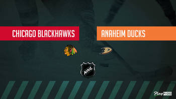 Blackhawks Vs Ducks NHL Betting Odds Picks & Tips