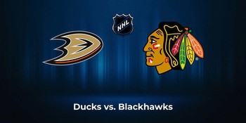 Blackhawks vs. Ducks: Odds, total, moneyline