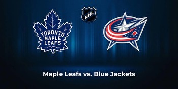 Blue Jackets vs. Maple Leafs: Odds, total, moneyline
