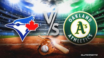 Blue Jays vs. Athletics prediction, odds, pick, how to watch