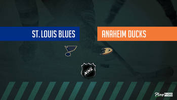 Blues Vs Ducks NHL Betting Odds Picks & Tips