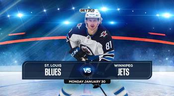 Blues vs Jets Prediction, Preview, Stream, Odds and Picks Jan 30