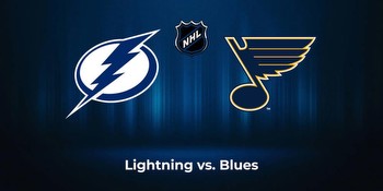 Blues vs. Lightning: Odds, total, moneyline