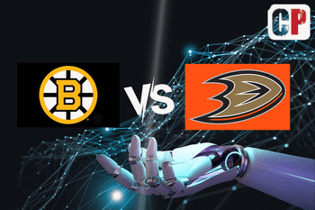 Boston Bruins at Anaheim Ducks AI NHL Prediction 102223