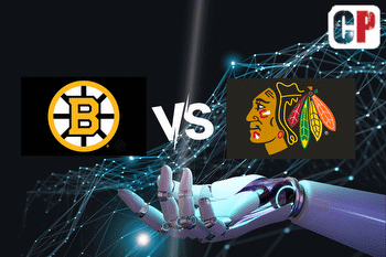 Boston Bruins at Chicago Blackhawks AI NHL Prediction 102423