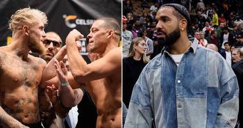Boxing fans say the same thing as Drake lumps $250K bet on Jake Paul vs Nate Diaz bout