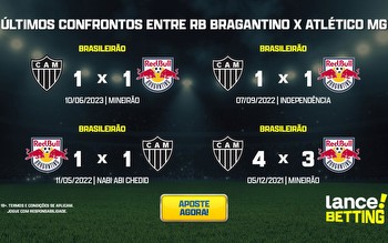 Brasileirão: como foram os últimos jogos entre Bragantino e Atlético-MG?