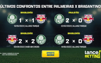 Brasileirão: como foram os últimos jogos entre Bragantino e Palmeiras?