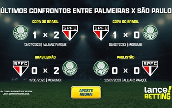 Brasileirão: como foram os últimos jogos entre Palmeiras e São Paulo?