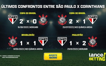 Brasileirão: como foram os últimos jogos entre São Paulo e Corinthians?
