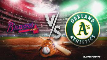 Braves-Athletics prediction, odds, pick, how to watch