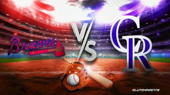 Braves-Rockies prediction, odds, pick, how to watch