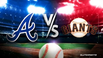 Braves vs. Giants prediction, odds, pick, how to watch