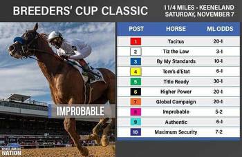 Breeders' Cup 2020 Post Positions, Odds for all 14 races