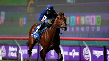 Breeders' Cup Turf Sprint: Golden Pal leads from start to finish in dominant Del Mar victory for Wesley Ward