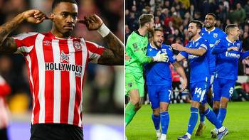 Brentford stunned by League Two Gillingham but Ivan Toney goal and spot kick give Southgate serious World Cup dilemma