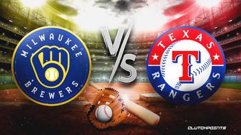 Brewers-Rangers prediction, odds, pick, how to watch